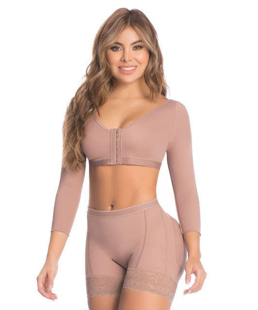 BRASIER POSTQUIRURGICO CON MANGAS (Ref. 09055)