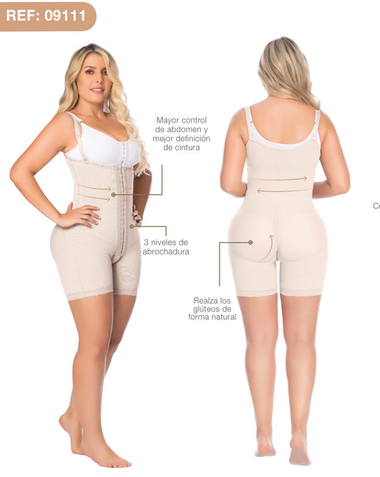 FAJA MEDIA PIERNA CON MANGUILLOS (Ref. 09111)